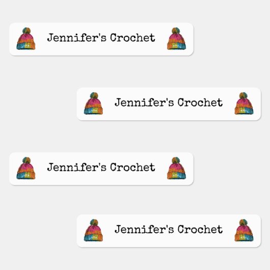 Aangepaste stoffen kledinglabels gehaakte wollige  labels (Groep)