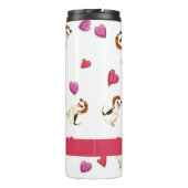 Aangepaste stollingshond voor Valentijnsdag Thermosbeker (Achterkant)