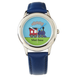 Aangepaste stoomlocomotief horloge