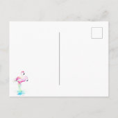 Aangepaste strand zonsondergang MIAMI BEACH Florid Briefkaart (Achterkant)