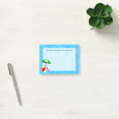 Aangepaste strandbal zwembad paraplu Post-it-notit Post-it® Notes (Kantoor)