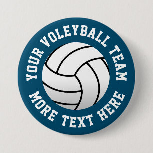 Aangepaste strandvolleybalteamknoppen ronde button 7,6 cm