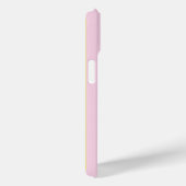 Aangepaste Strepen Geel Roze Case-Mate iPhone Case (Achterkant / Rechts)