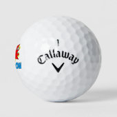 Aangepaste, strip Pop Kunststijl BAM Golfballen (Logo)