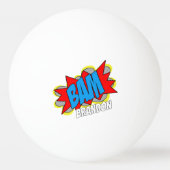 Aangepaste,  strip Pop Kunststijl BAM Pingpongballen (Achterkant)