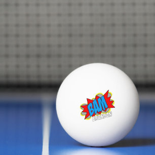 Aangepaste,  strip Pop Kunststijl BAM Pingpongballen