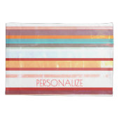 Aangepaste stripes kussensloop (Achterkant)