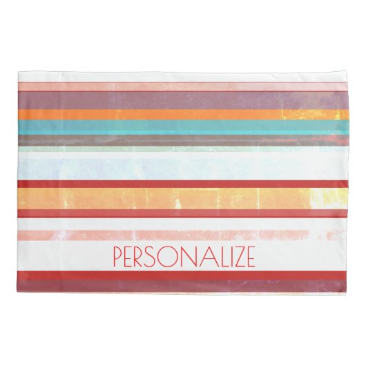 Aangepaste stripes kussensloop (Achterkant)