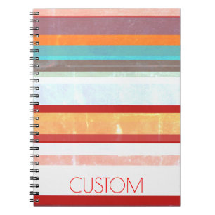 Aangepaste stripes notitieboek