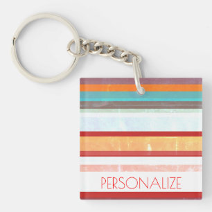 Aangepaste stripes sleutelhanger