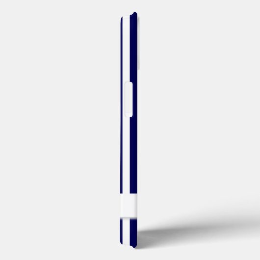 Aangepaste strips en anker monogram Case-Mate iPhone case (Achterkant / Rechts)