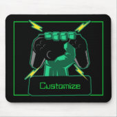 Aangepaste stroomgamer muismat (Voorkant)