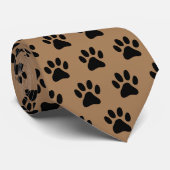 Aangepaste stropdas in kleur met afdrukken in het  (Opgerold)