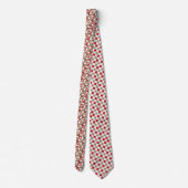 Aangepaste stropdas met Sock Monkey Popcultuur (Achterkant)
