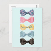 Aangepaste Stropdassen Briefkaart (Voorkant / Achterkant)