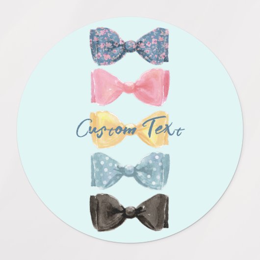 Aangepaste Stropdassen Labels (Design 1)