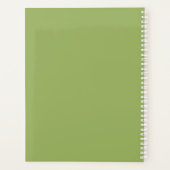 Aangepaste Student Academic Planner (Achterkant)