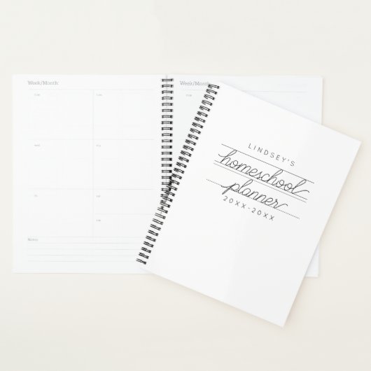Aangepaste Student Academic Planner (Display)