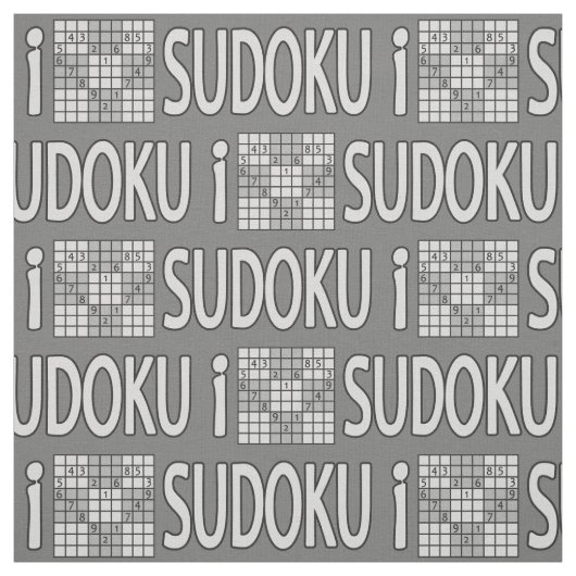 Aangepaste SUDOKU-structuur Stof (Swatch)