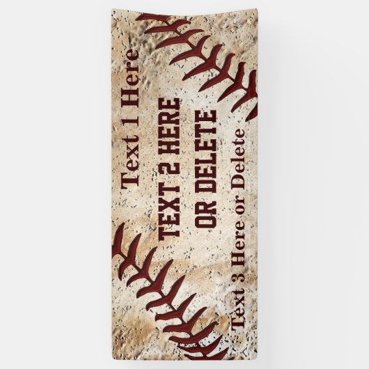 Aangepaste Super Cool  Baseball Banner (Verticaal)