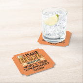 Aangepaste Superpower-naam en -kleur bieren Kartonnen Onderzetters (Insitu)