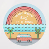 Aangepaste surfer labels (Design 2)