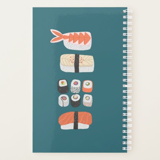 Aangepaste Sushi-naam Planner (Achterkant)