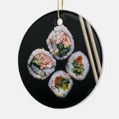 Aangepaste Sushi-versiering Keramisch Ornament (Links)