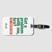 Aangepaste SWAG-naam Bagagelabel (Voorkant (horizontaal))