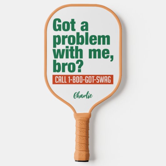 Aangepaste SWAG-naam Pickleball Paddle (Achterkant)