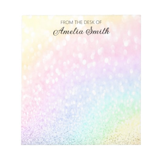 Aangepaste Sweet Rainbow Teacher-laptop Notitieblok (Voorkant)