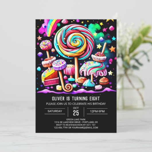 Aangepaste Sweet Viering Verjaardag Kaart (Staand voorkant)