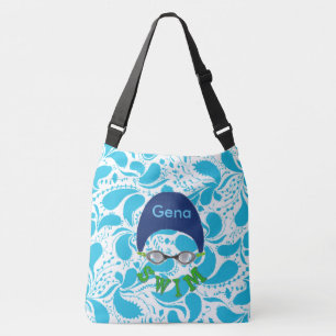 Aangepaste swim Cross Body Bag Crossbody Tas