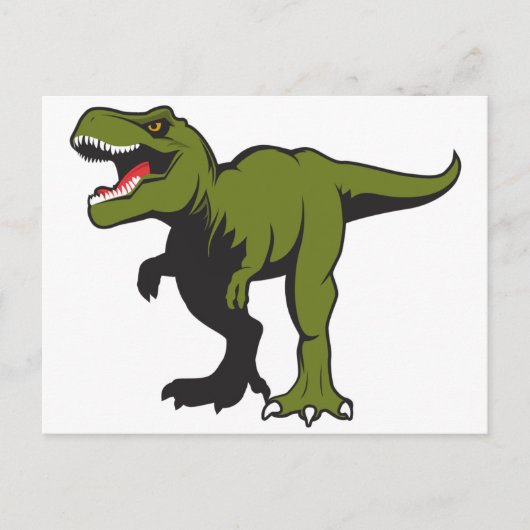 Aangepaste T-Rex-objecten Briefkaart (Voorkant)