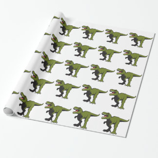 Aangepaste T-Rex-objecten Cadeaupapier