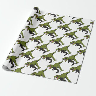 Aangepaste T-Rex-objecten Cadeaupapier