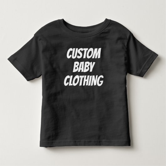 Aangepaste T-Shirt Blank Sjabloon voor Toddler (Voorkant)