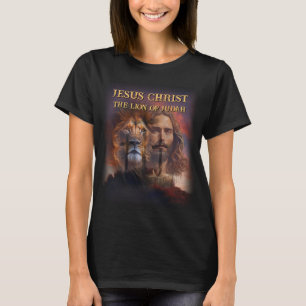 Aangepaste T-shirt Jezus Christus De Leeuw van Jud
