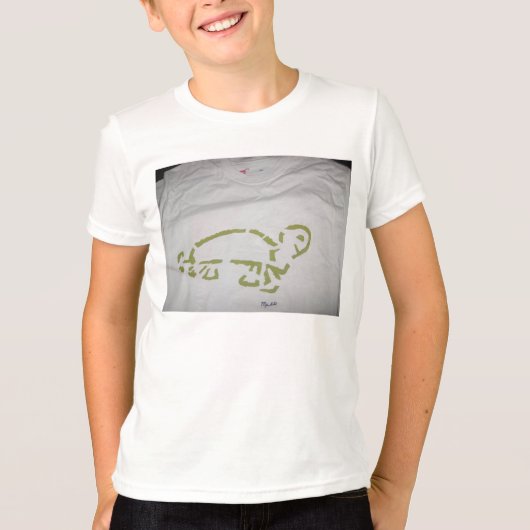 Aangepaste T-Shirt Turtle (Voorkant)