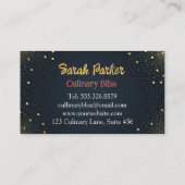 Aangepaste taarten Bakkerij gebak Visitekaartje (Achterkant)