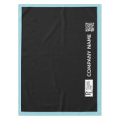 Aangepaste tabel Hoesje Business Logo Blauwe rand Tafelkleed (Voorkant)