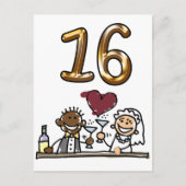 Aangepaste tabel nummer 16 Briefkaarten (Voorkant)