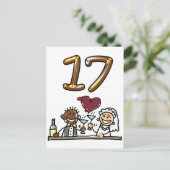 Aangepaste tabel nummer 17 Briefkaarten (Staand voorkant)