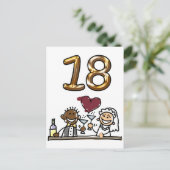 Aangepaste tabel nummer 18 Briefkaarten (Staand voorkant)