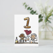 Aangepaste tabel nummer 1 Briefkaarten (Staand voorkant)