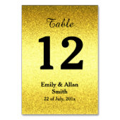 Aangepaste tabelkaarten met nummer kaart (Achterkant)