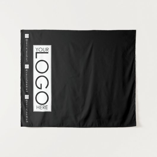 Aangepaste Table Runner Banner voor Evenementen Zw Wandkleed (Voorkant (horizontaal))