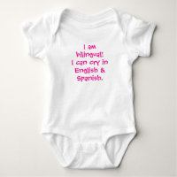 Aangepaste talen, Baby Cadeau, Grappig Tweetalig