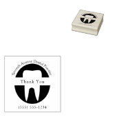 Aangepaste Tandarts Orthodontist Kantoor Dank u Rubberstempel (Gestempeld)