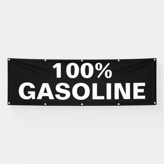 Aangepaste tankstation Business Outdoor Spandoek (Horizontaal)